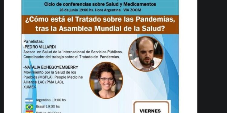 ¿Cómo esta el Tratado sobre Pandemias tras la Asamblea Mundial de la Salud? Charla 28 07 2024.