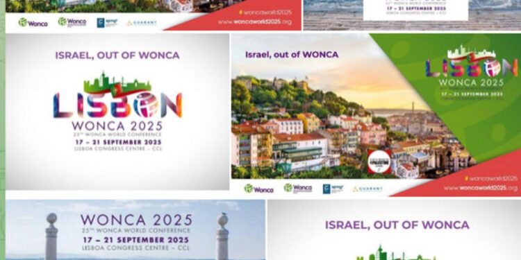 Israel primum nocere. . Carta a Comités WONCA Lisboa 2025. Letter to WONCA Comittees Lisbon 2025